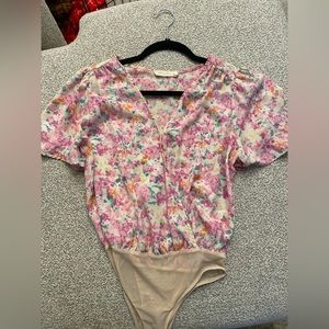 Floral Bodysuit Blouse from Nordstrom